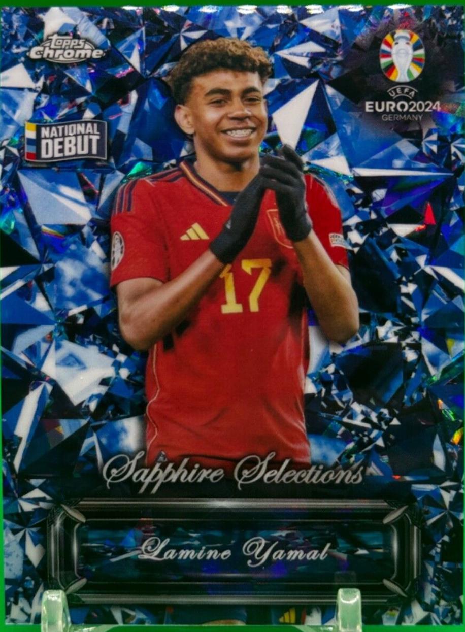 Lamine Yamal - Chrome Sapphire UEFA Euro Selections #SS-24