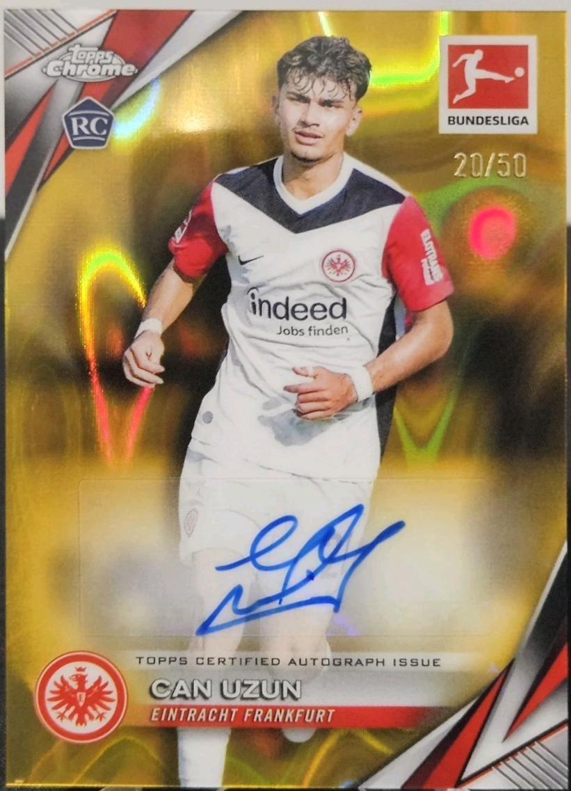 Can Uzun - Chrome Bundesliga Autograph #BA-CU