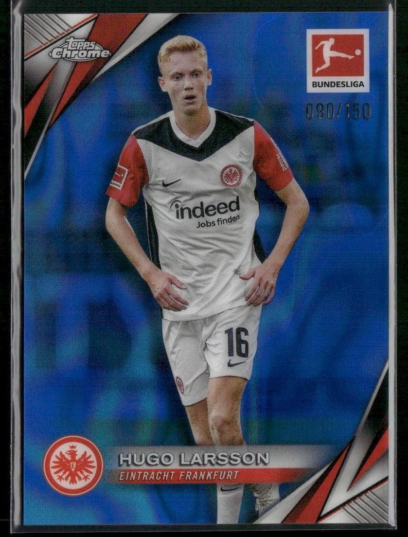 Hugo Larsson - Chrome Bundesliga Autograph #BA-HL