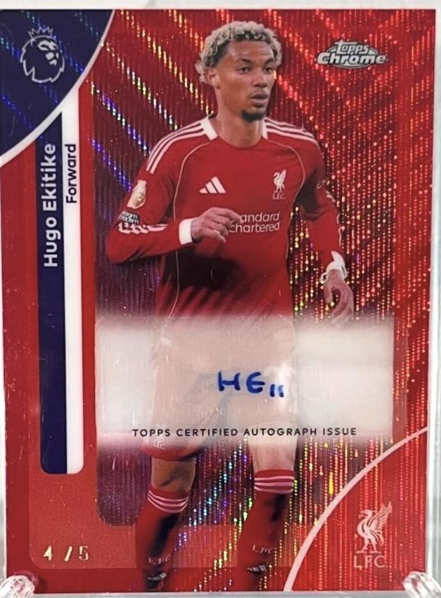 Hugo Ekitike - Chrome Premier League Autograph #CA-HE