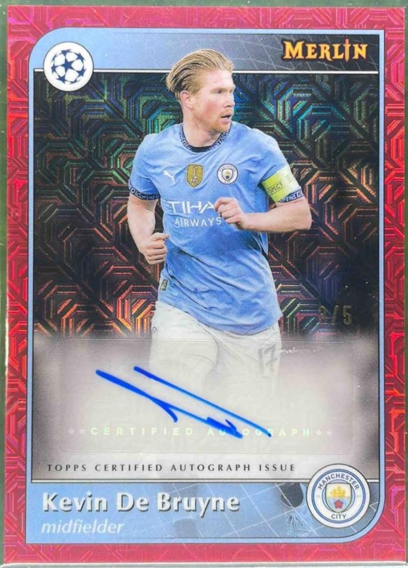 Kevin De Bruyne - Merlin UEFA Autograph #AU-KDB