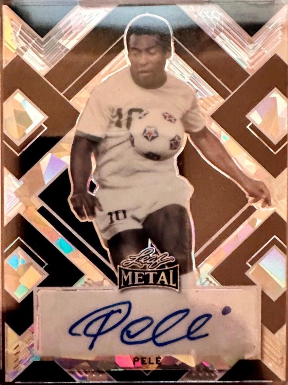 Pele - Metal Autographs #BA-P1