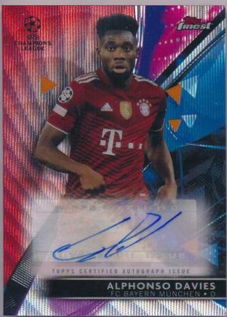Alphonso Davies - Finest UEFA Champions League Autographs #BA-AD