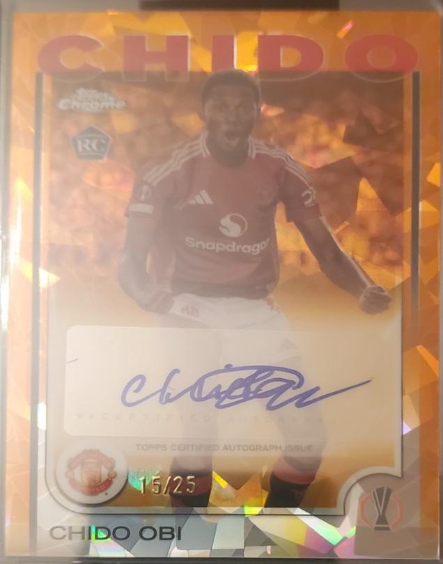 Chido Obi - Chrome UEFA Autograph #CA-CO