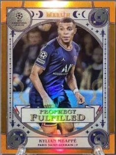Kylian Mbappe - Merlin Chrome UEFA Prophecy Fulfilled #PF-5