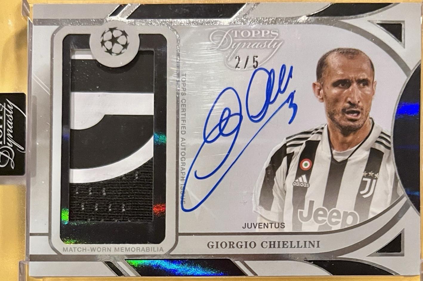 Giorgio Chiellini - Dynasty UEFA Autograph Patch #APL-GC1