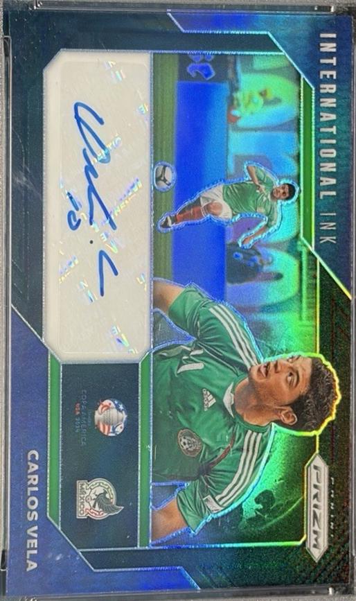 Carlos Vela - Prizm Copa America International Ink #II-CV