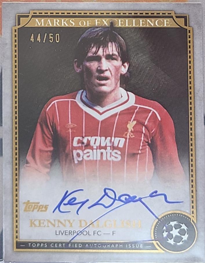 Kenny Dalglish - Chrome UEFA Club Marks of Excellence Autograph #EX-KD1
