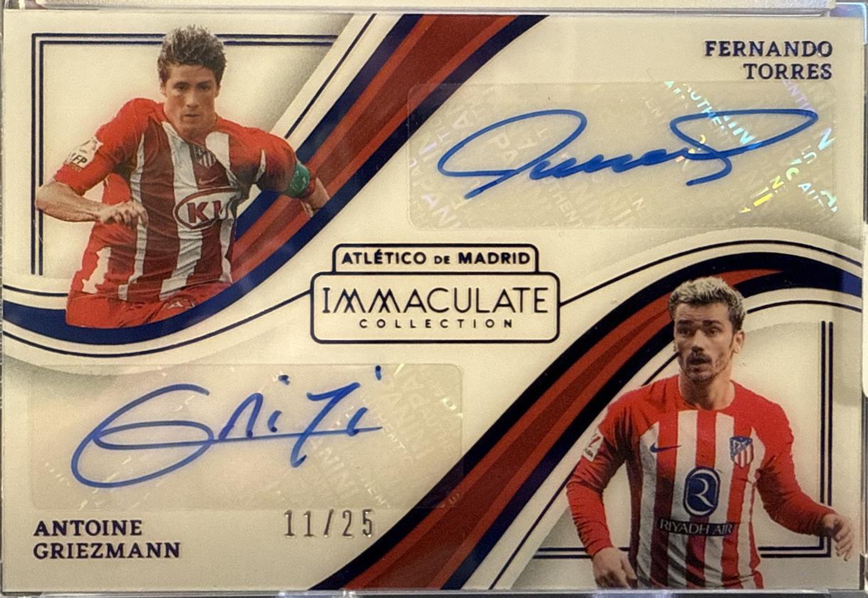 Fernando Torres / Antoine Griezmann - Immaculate Dual Autograph #ID-FA