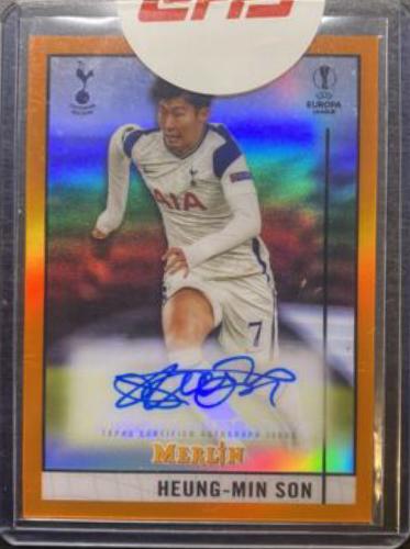 Heung Min Son - Merlin Chrome UEFA Autographs #A-HS