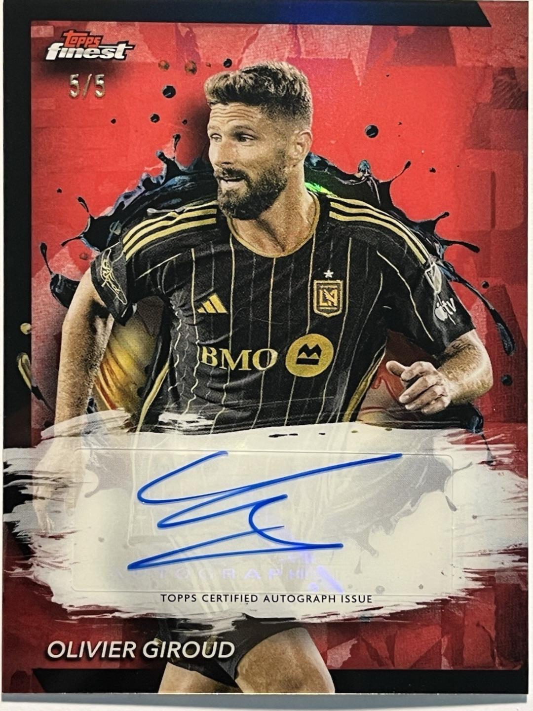 Olivier Giroud - Finest MLS Autograph #BA-OG