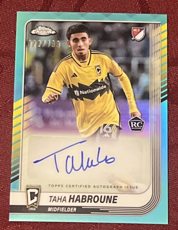 Taha Habroune - Chrome MLS Autograph #CA-TH