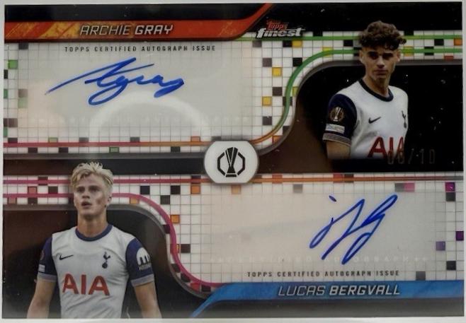 Archie Gray / Lucas Bergvall - Finest UEFA Dual Autograph #FDA-GB