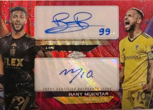 Denis Bouanga / Hany Mukhtar - Chrome MLS Dual Autograph #DA-DH