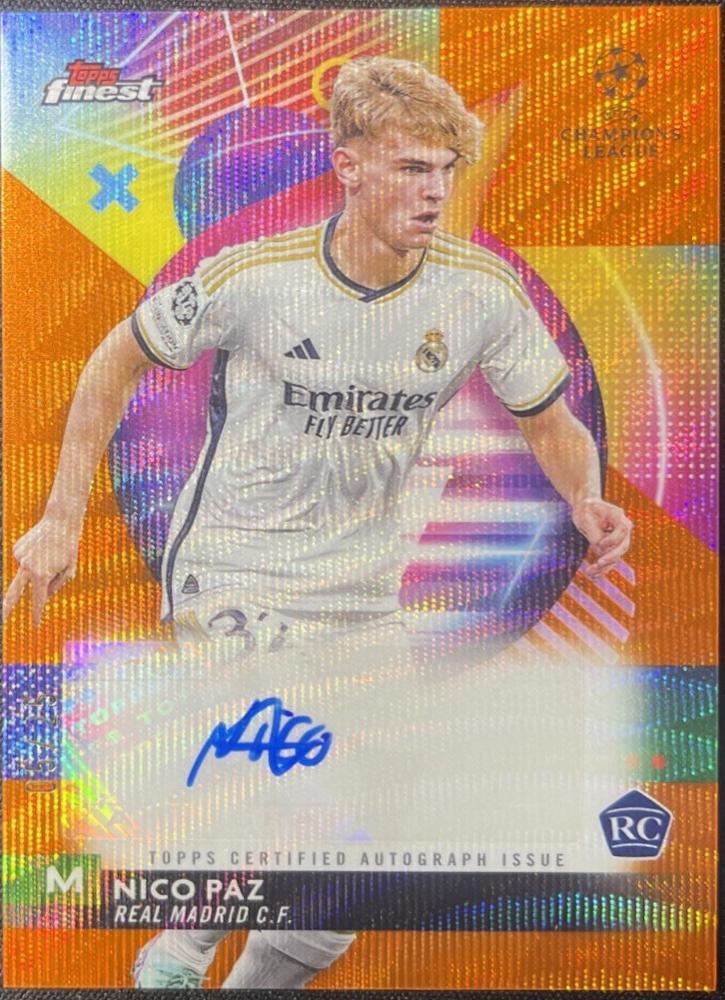Nico Paz - Finest UEFA Club Autograph #A-NP