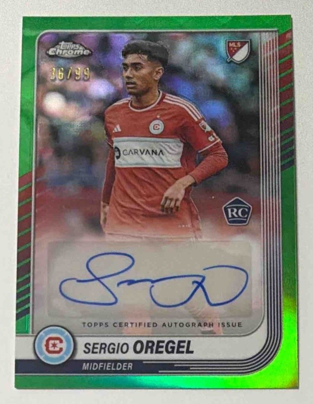 Sergio Oregel - Chrome MLS Autograph #CA-SO