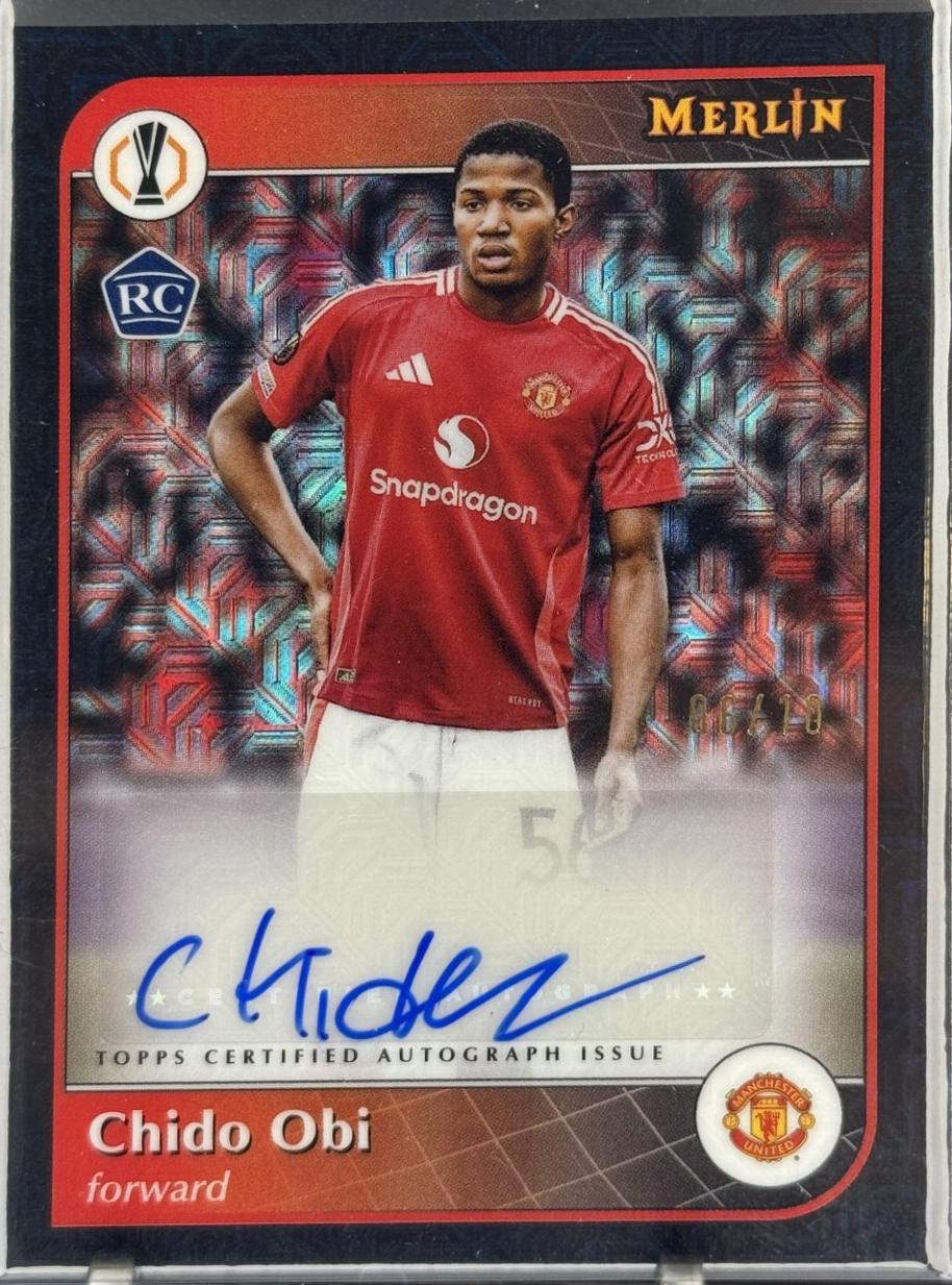 Chido Obi - Merlin UEFA Autograph #AU-CO