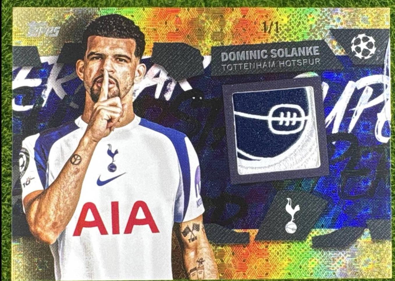 Dominic Solanke - UEFA Superstar Relic #TSR-DO