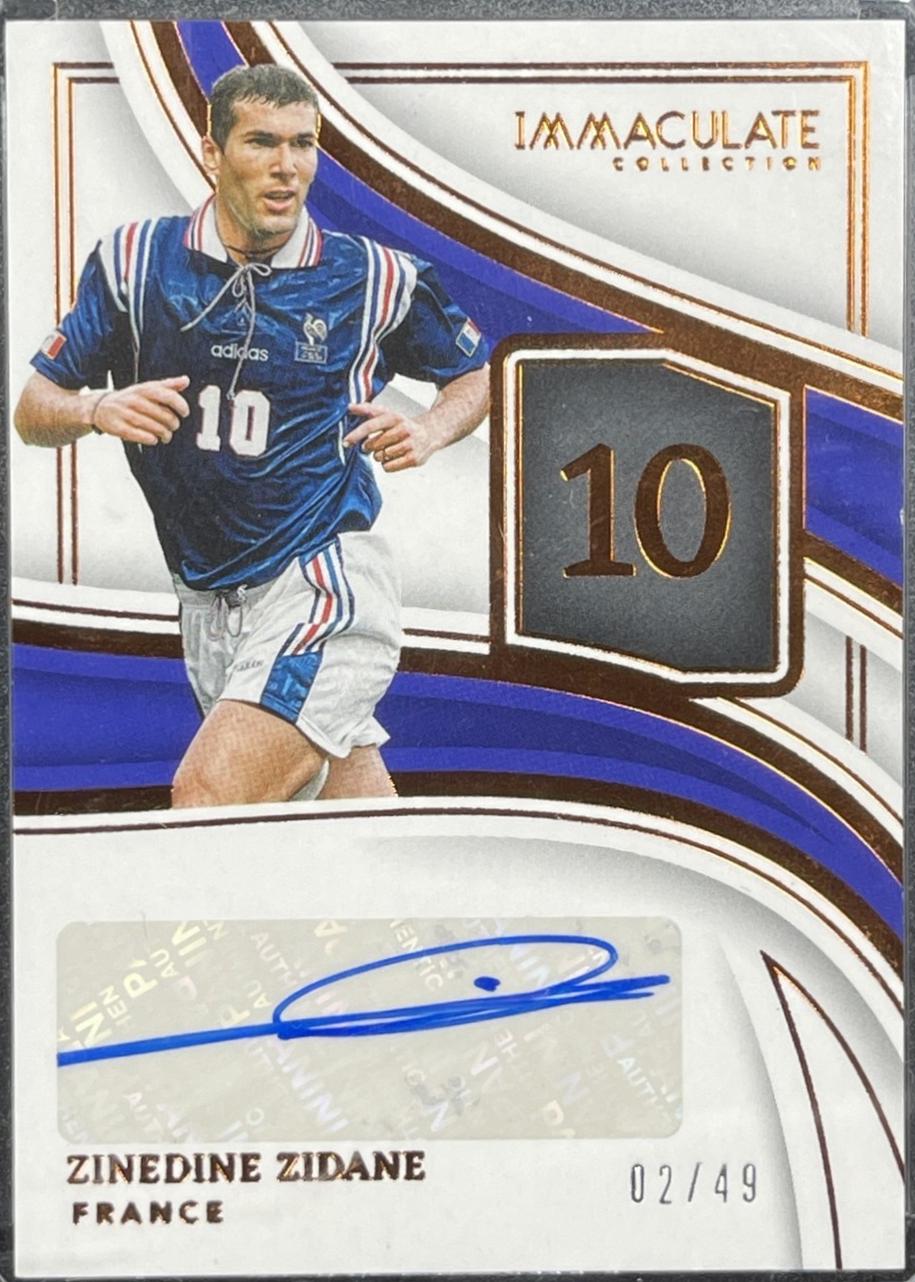Zinedine Zidane - Immaculate Numbers Signature #IN-ZZ