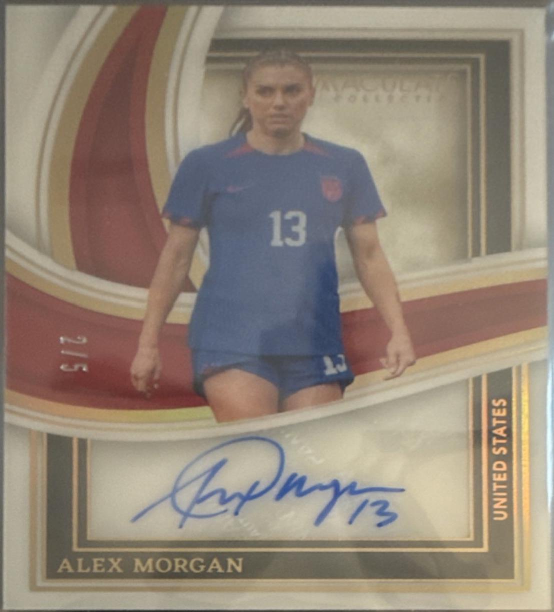 Alex Morgan - Immaculate Shadowbox Signature #SS-AM