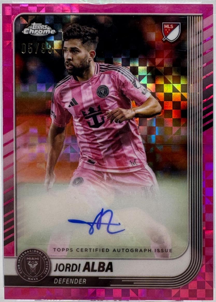 Jordi Alba - Chrome MLS Autograph #CA-JA