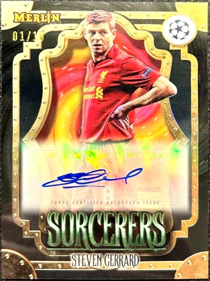 Steven Gerrard - Merlin UEFA Sorcerers Autograph #SA-GE