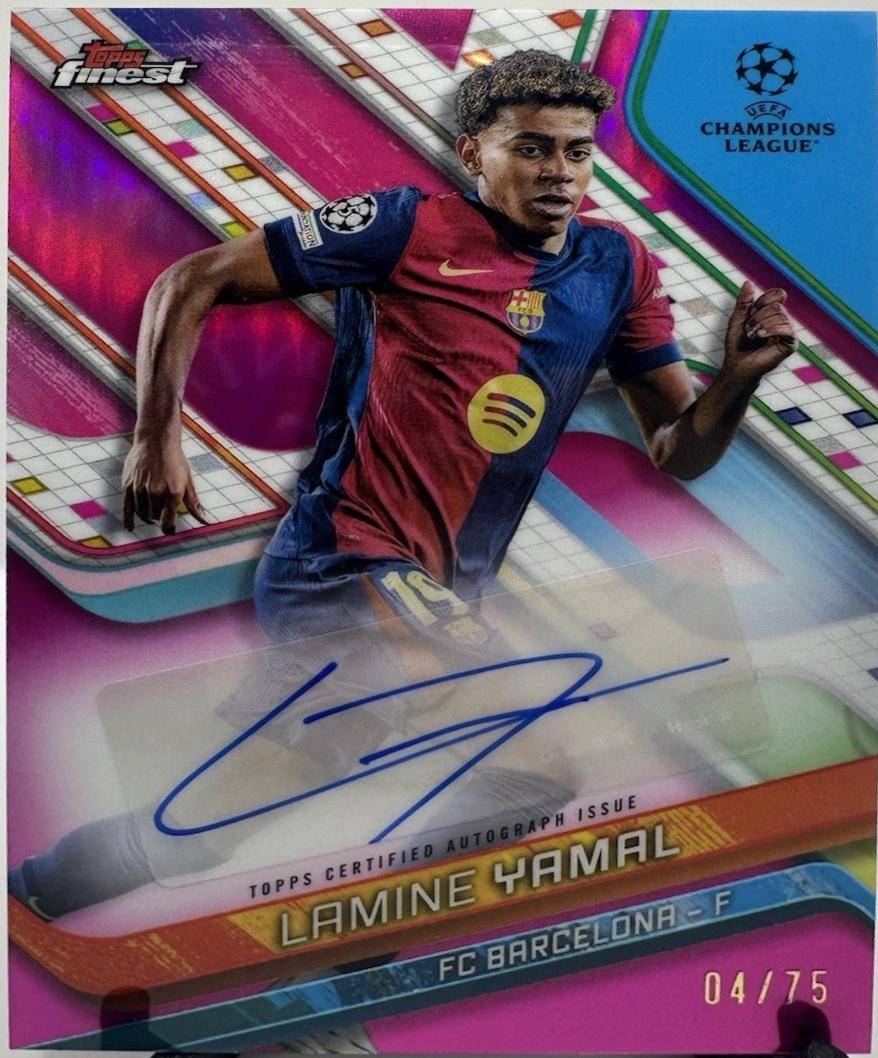 Lamine Yamal - Finest UEFA Autograph #BA-YL