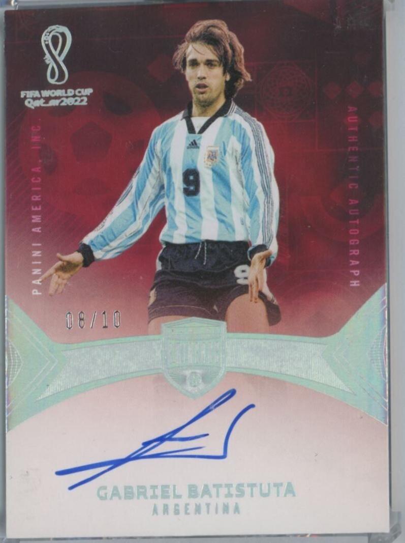 Gabriel Batistuta - Eminence FIFA World Cup Masters of the Pitch Autographs #MP-GBA