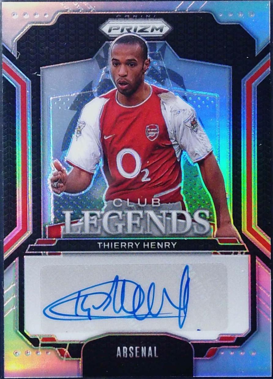 Thierry Henry - Prizm Premier League Club Legends Signatures #CL-TH