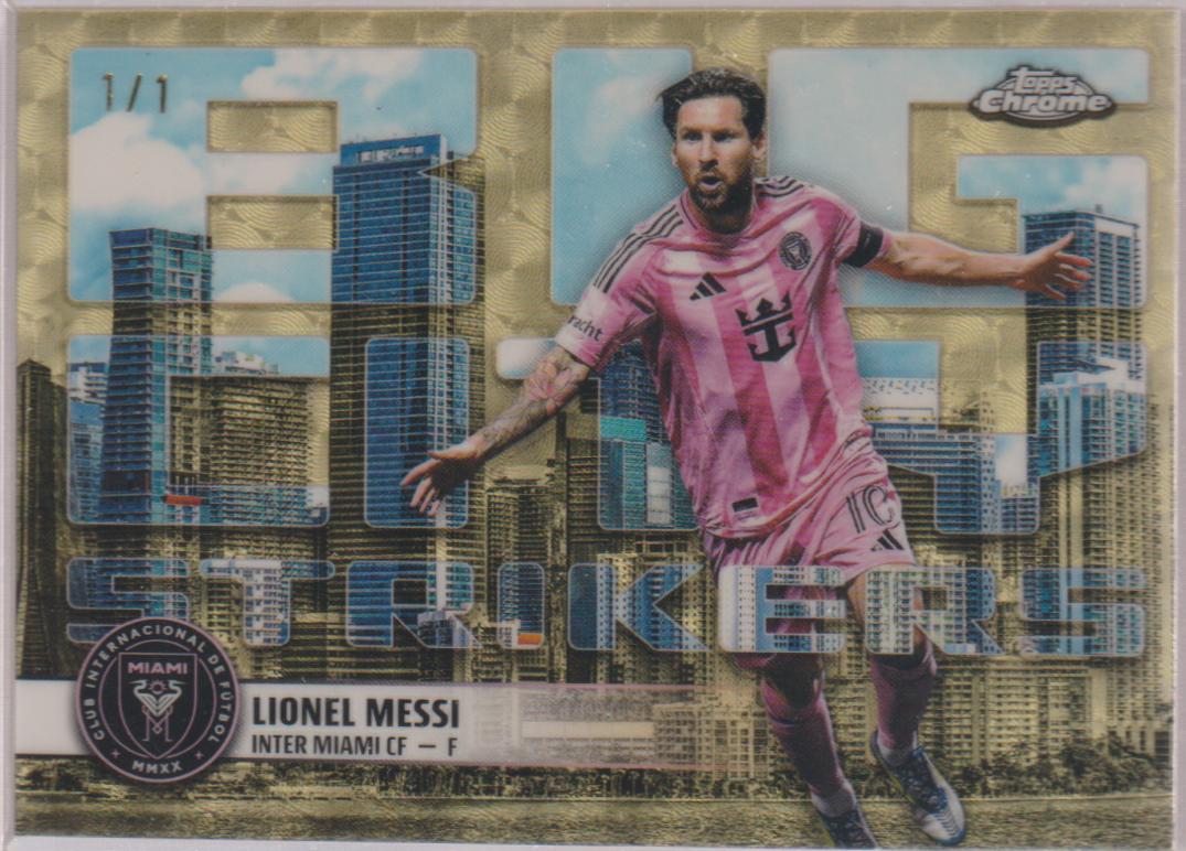 Lionel Messi - Chrome MLS Big City Strikers #BCS-10