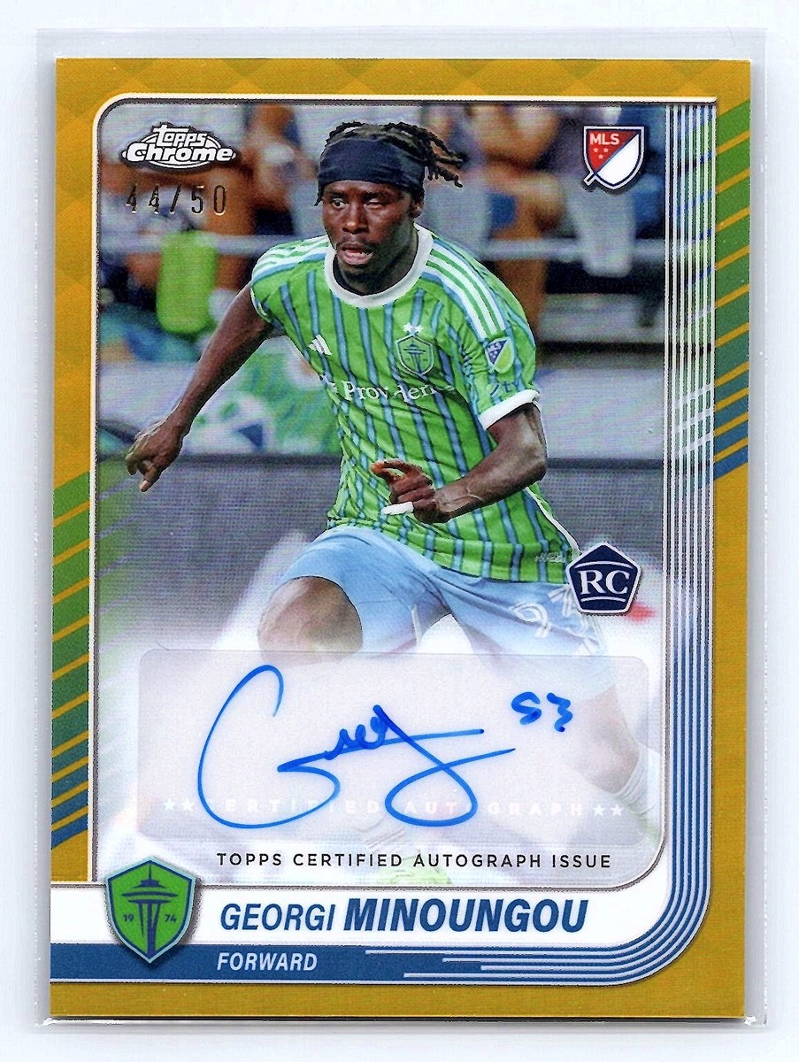 Georgi Minoungou - Chrome MLS Autograph #CA-GM