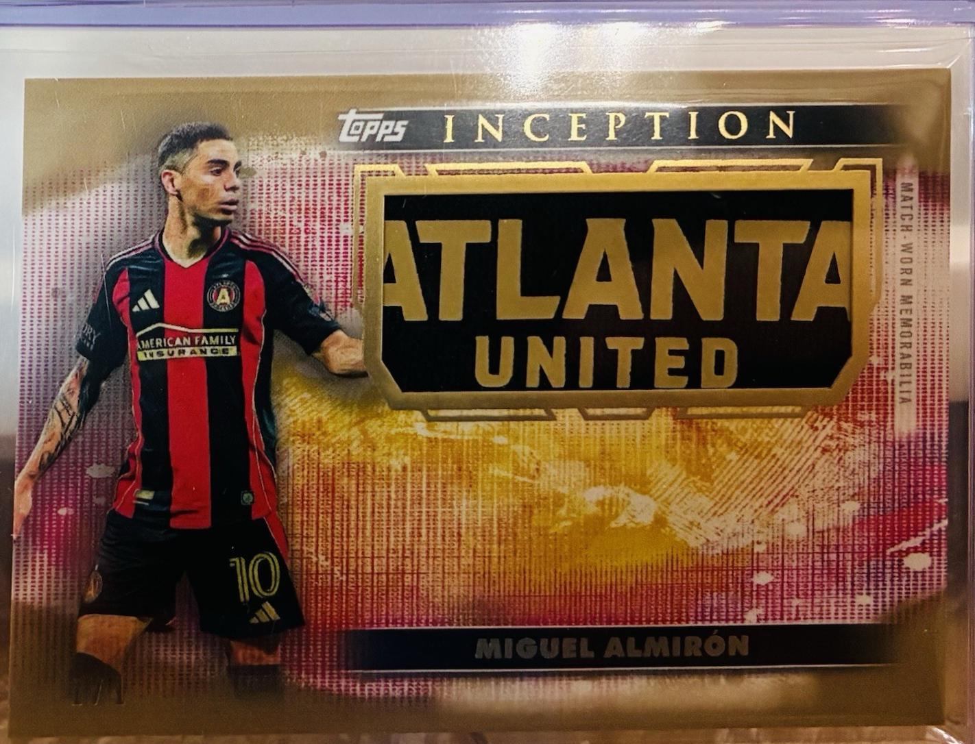 Miguel Almiron - Inception MLS Jumbo Relic #IJR-MA