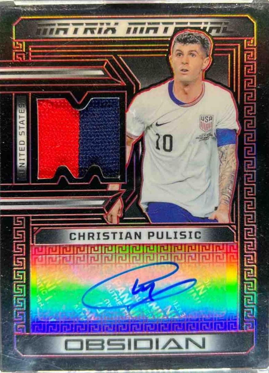 Christian Pulisic - Obsidian Matrix Material Autograph #MM-CP