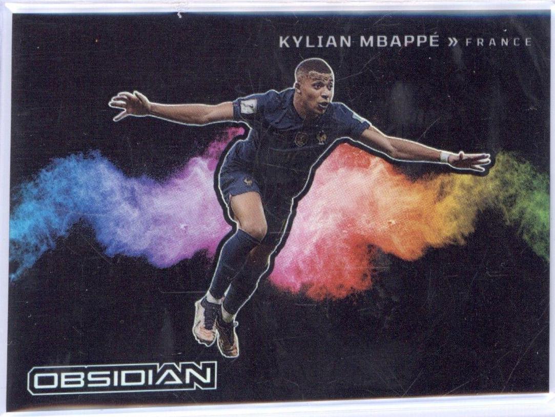 Kylian Mbappe - Obsidian Black Colorblast #5