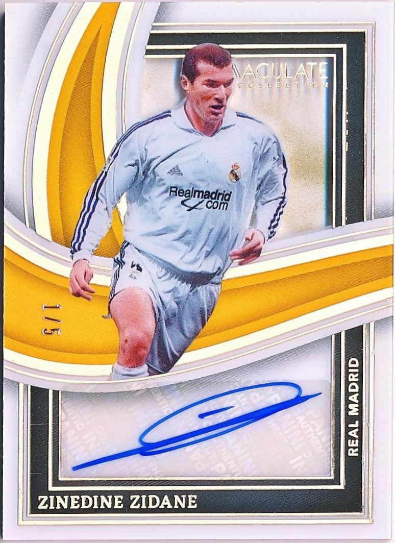 Zinedine Zidane - Immaculate Shadowbox Signature #SS-ZZ