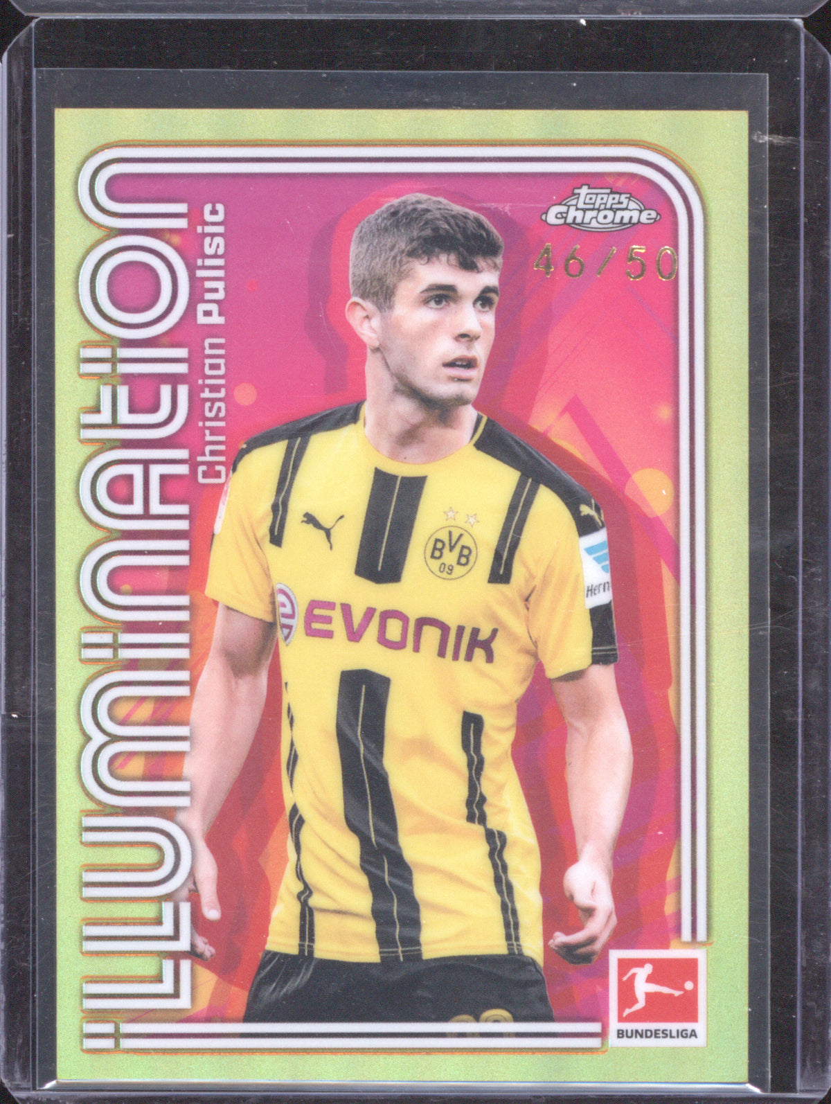 Christian Pulisic - Chrome Bundesliga Illumination #ILU-1
