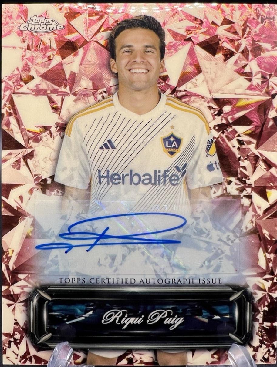 Riqui Puig - Chrome Sapphire MLS Selections Autograph #SS-RP