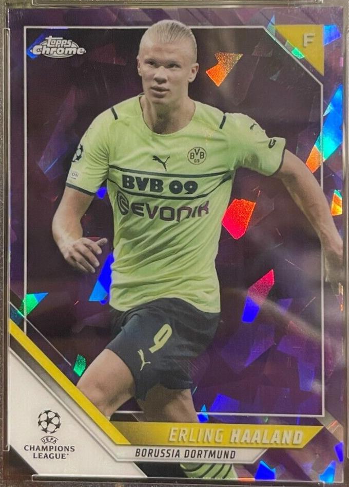 Erling Haaland - Chrome Sapphire UEFA Champions League #200