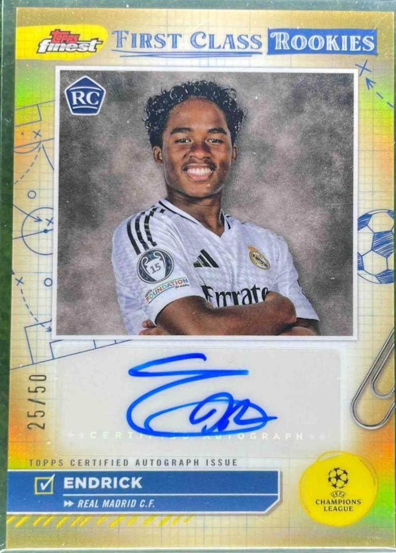 Endrick - Finest UEFA First Class Rookie Autograph #FCA-EN