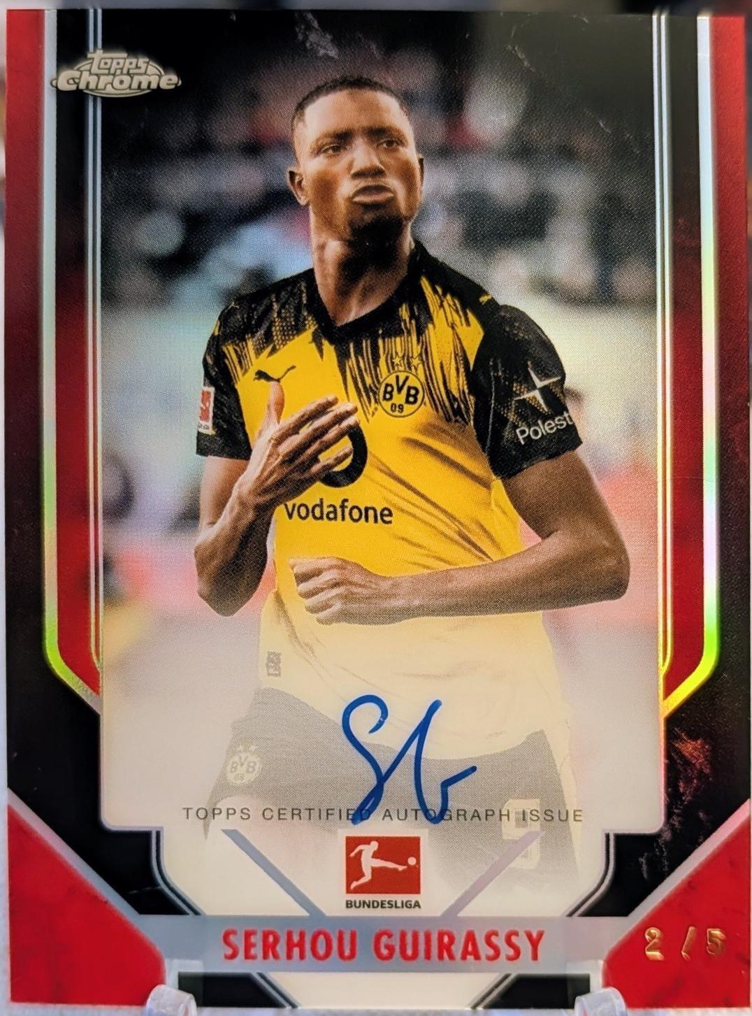 Serhou Guirassy - Chrome Bundesliga Superior Signature #CSS-SG