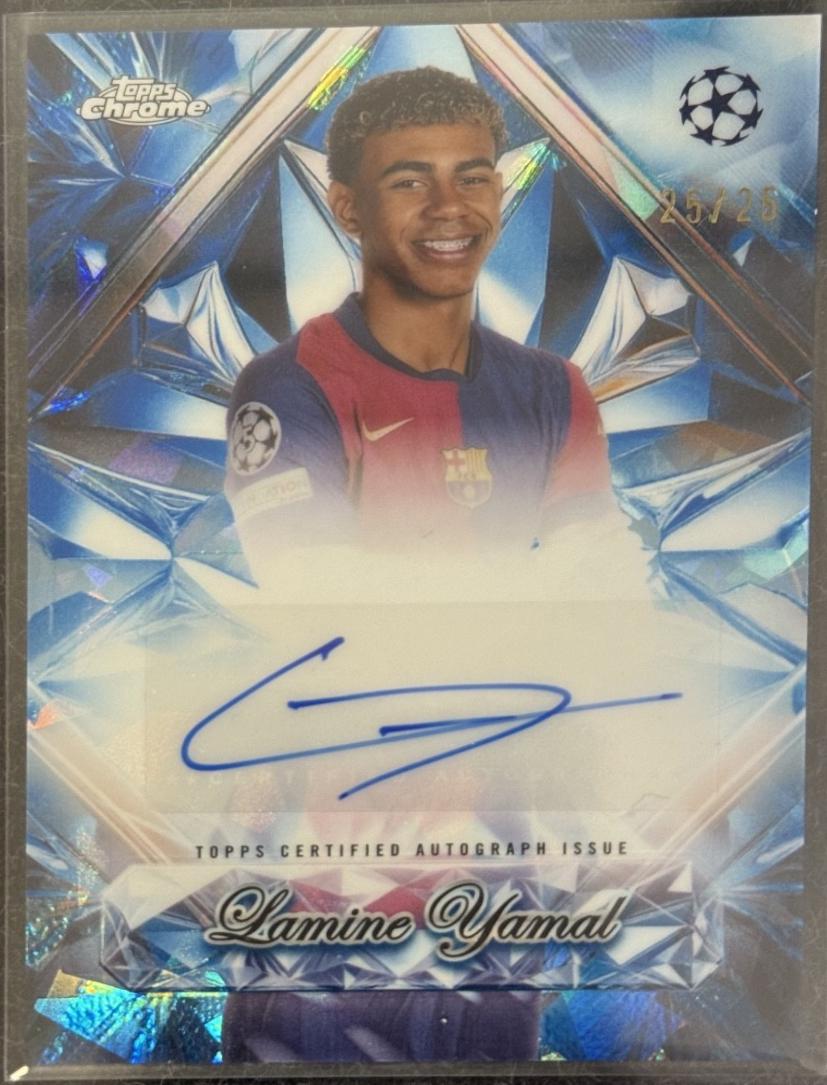 Lamine Yamal - Chrome UEFA Sapphire Selections Autograph #SSA-LY