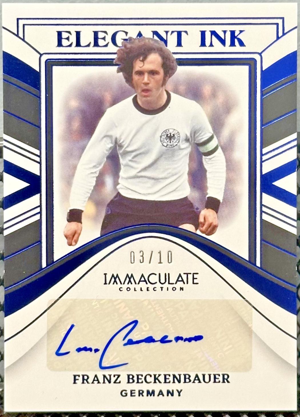 Franz Beckenbauer - Immaculate Elegant Ink #EI-FB
