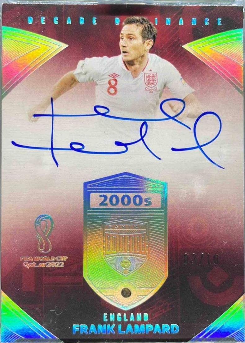 Frank Lampard - Eminence FIFA World Cup Decade Dominance Autographs #DD-FL