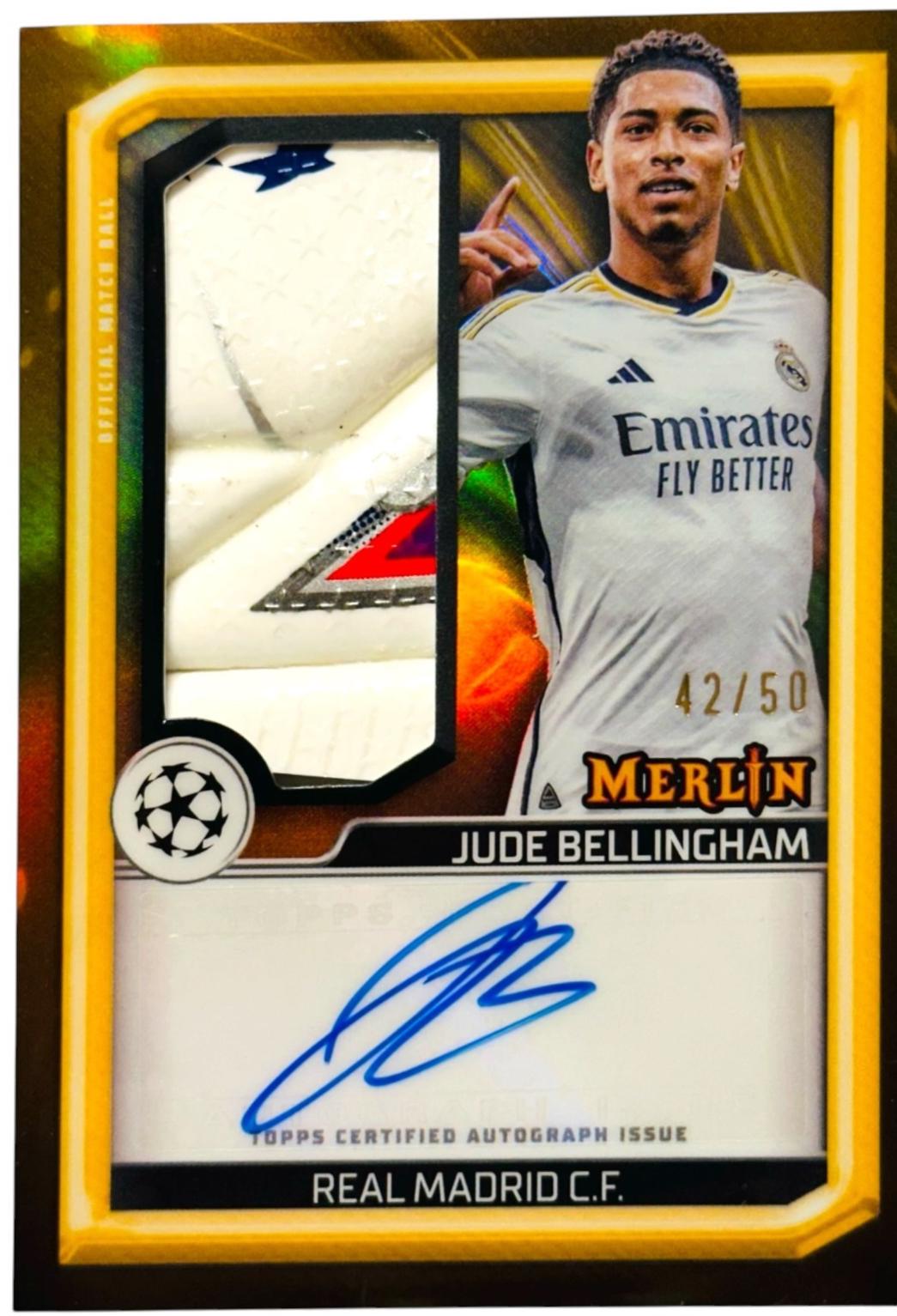 Jude Bellingham - Merlin UEFA Match Ball Signature #MBS-JB