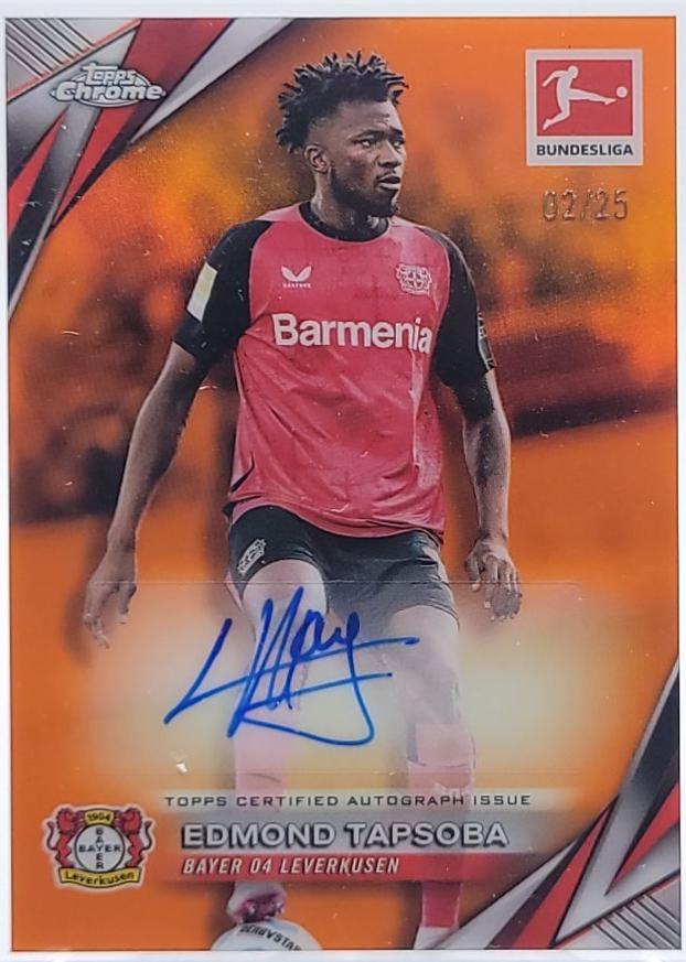 Edmond Tapsoba - Chrome Bundesliga Autograph #BA-ET