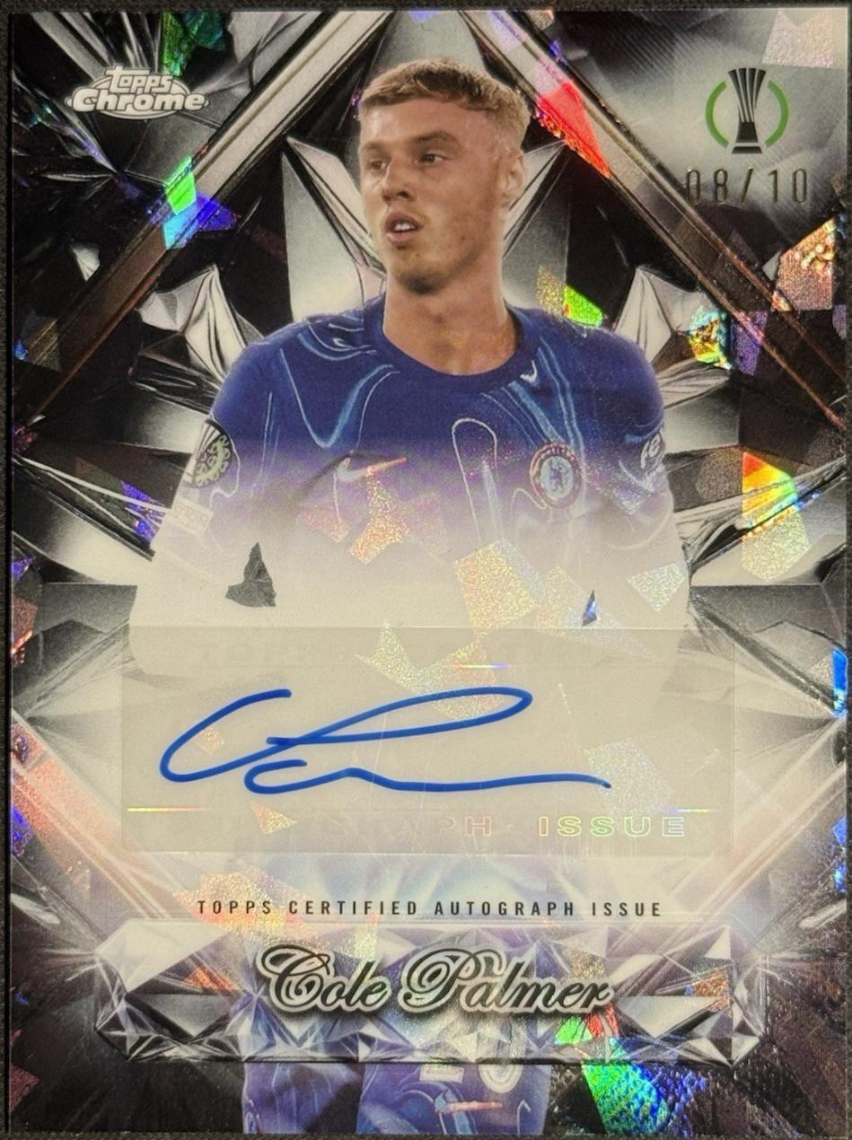 Cole Palmer - Chrome UEFA Sapphire Selections Autograph #SSA-CP