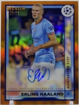 Erling Haaland - Merlin Chrome UEFA Club Competitions Autographs #AC-EH