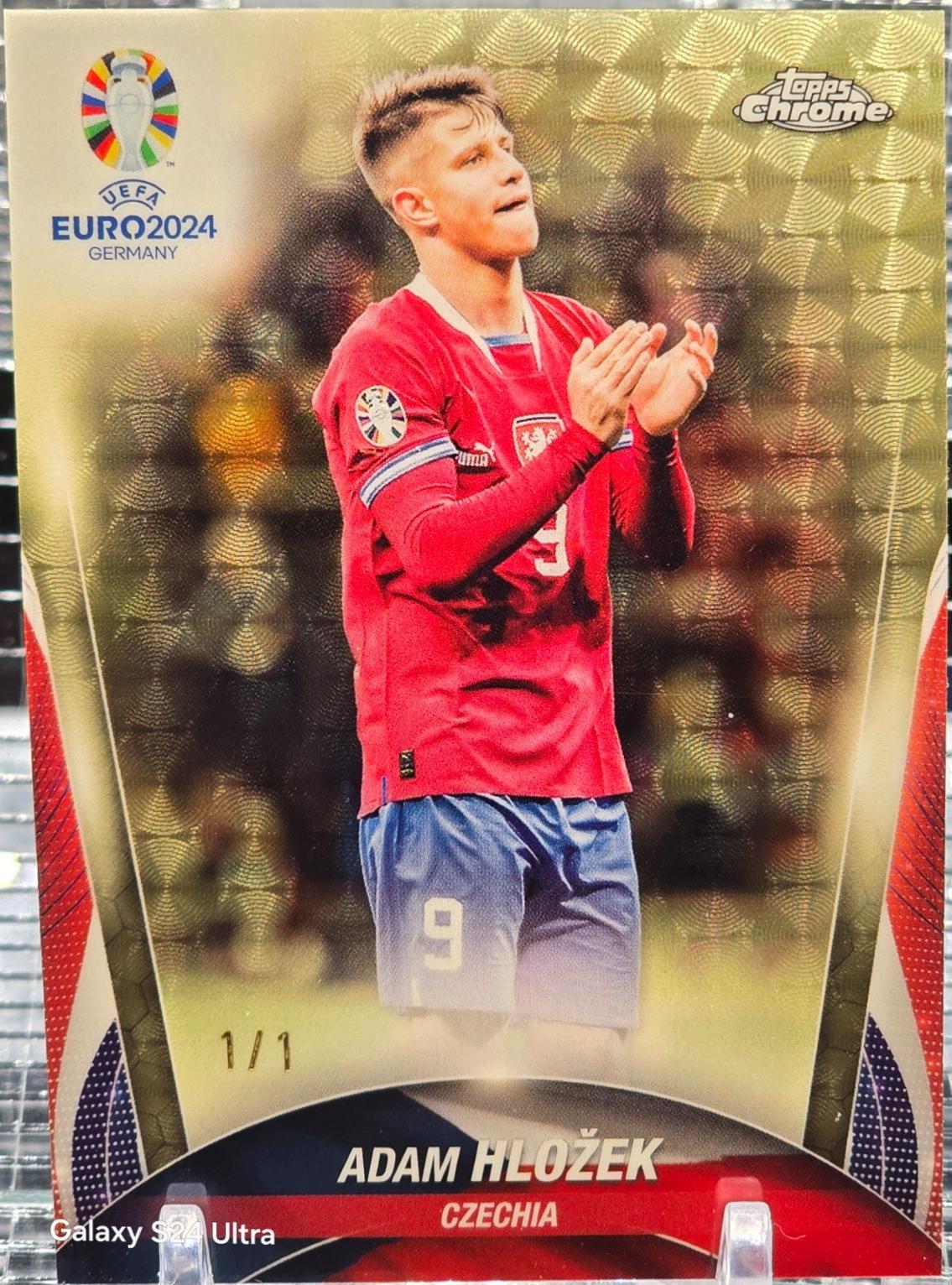 Adam Hlozek - Chrome UEFA Euro #96