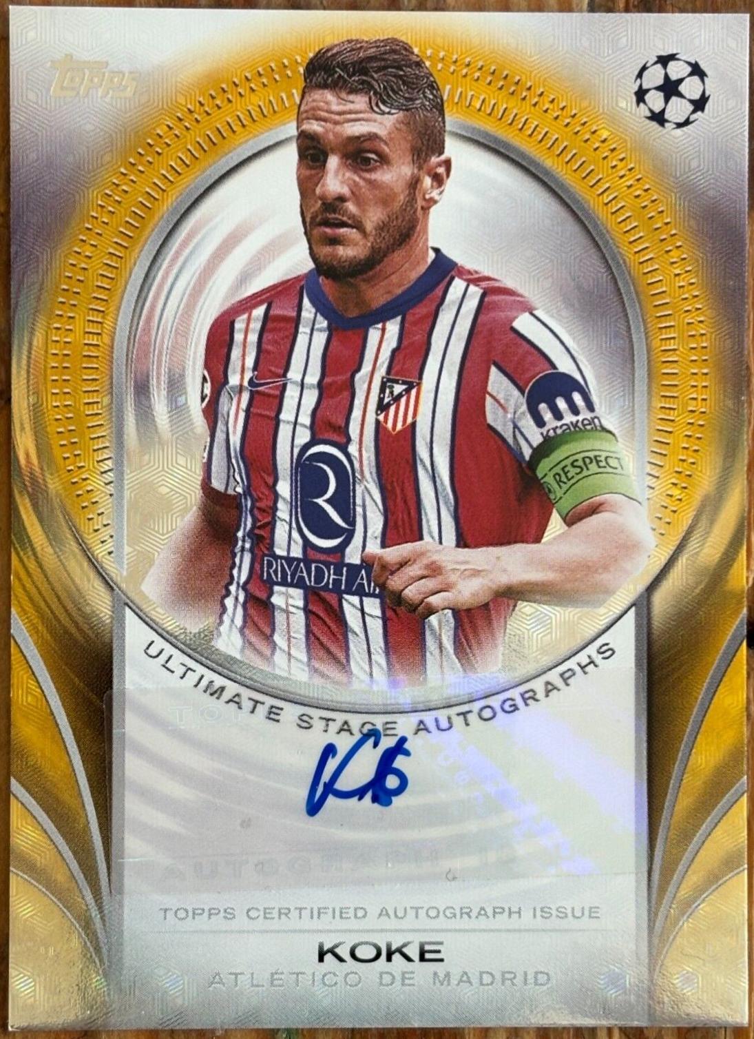 Koke - UEFA Ultimate Stage Autograph #USA-K