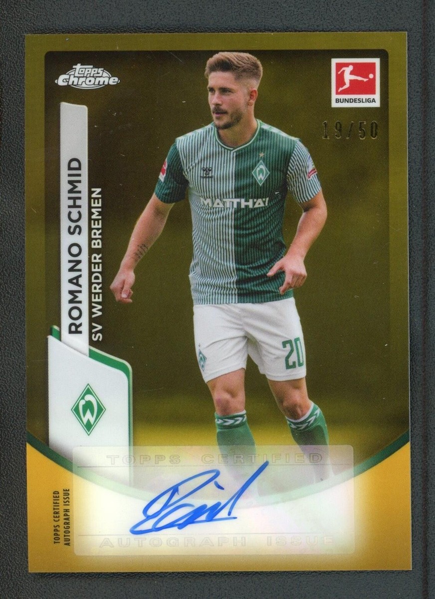 Romano Schmid - Chrome Bundesliga Autograph #BA-RS